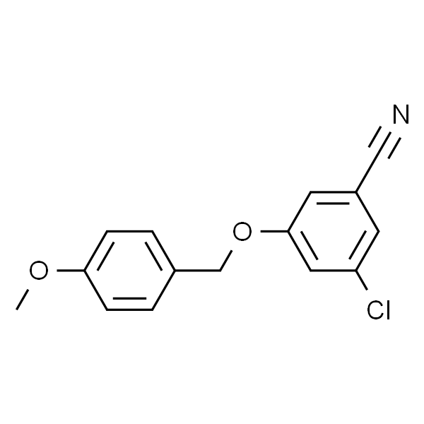 3-氯-5-[(4-甲氧基苄基)氧基]苯腈