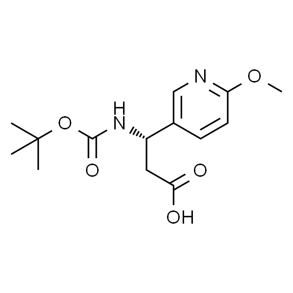 (S)-3-((叔丁氧羰基)氨基)-3-(6-甲氧基吡啶-3-基)丙酸