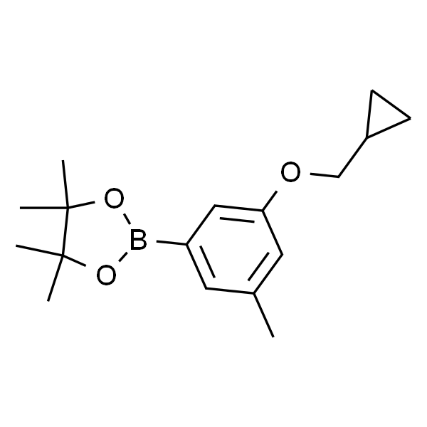 2-(3-(环丙基甲氧基)-5-甲基苯基)-4,4,5,5-四甲基-1,3,2-二氧硼烷
