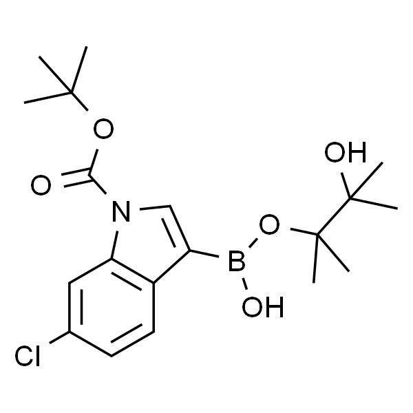6-氯-3-(4,4,5,5-四甲基-1,3,2-二氧杂硼烷-2-基)-1H-吲哚-1-羧酸叔丁酯