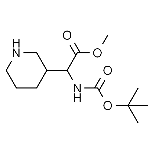2-(Boc-氨基)-2-(3-哌啶基)乙酸甲酯