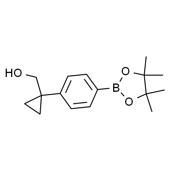 (1-(4-(4,4,5,5-四甲基-1,3,2-二氧硼戊烷-2-基)苯基)环丙基)甲醇