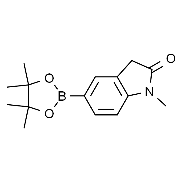 1-甲基-5-(4,4,5,5-四甲基-1,3,2-二氧硼杂环戊烷-2-基)二氢吲哚-2-酮