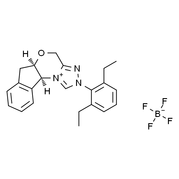 (5aR,?10bS)?-?2-?(2,?6-Diethylphenyl)?-?5a,?10b-?dihydro-4H,?6H-?indeno[2,?1-?b]?[1,?2,?4]?triazolo[4,?3-?d]?[1,?4]?oxazinium Tetrafluoroborate