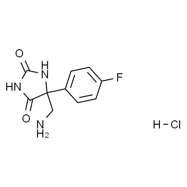 5-(Aminomethyl)-5-(4-fluorophenyl)imidazolidine-2,4-dione hydrochloride