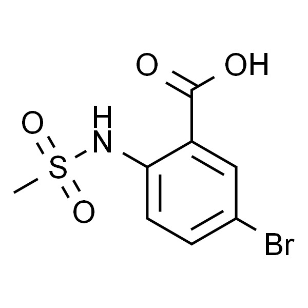 2-甲磺酰氨基-5-溴苯甲酸