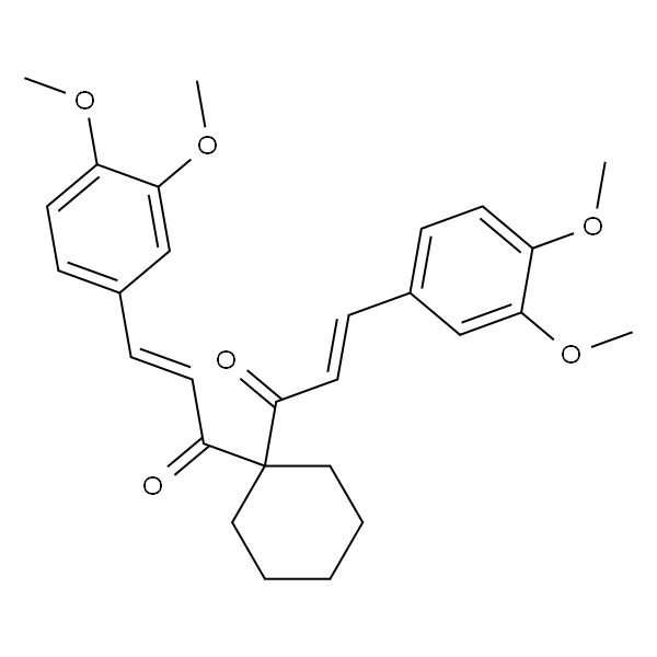 (2E,2'E)-1,1'-环己基亚基二(3-(3,4-二甲氧基苯基)-2-丙烯-1-酮)