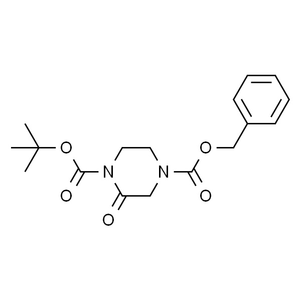 4-苄基 1-叔丁基 2-氧代哌嗪-1,4-二羧酸酯