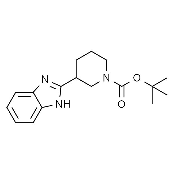 3-(1H-苯并[d]咪唑-2-基)哌啶-1-羧酸叔丁酯