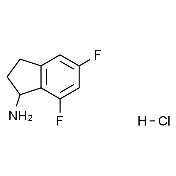 5,7-二氟-2,3-二氢-1H-茚-1-胺盐酸盐