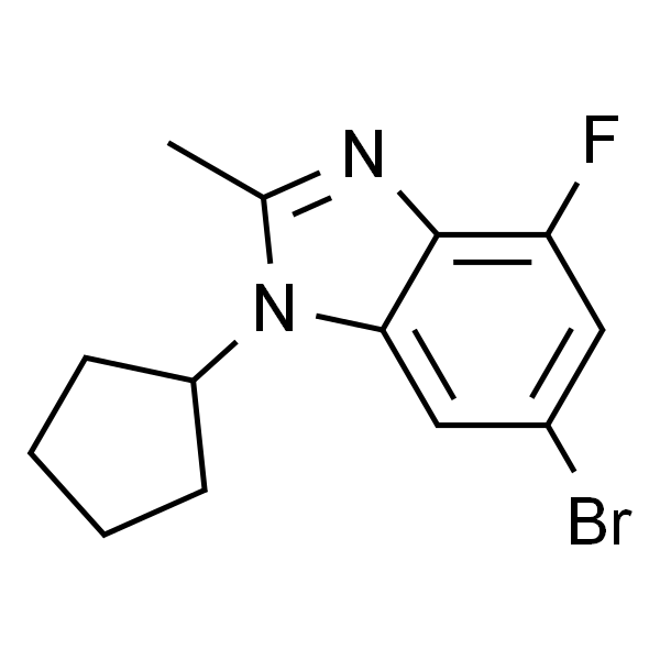 6-bromo-1-cyclopentyl-4-fluoro-2-methyl-1H-benzo[d]imidazole