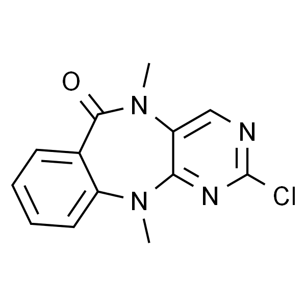 2-chloro-5,11-dimethyl-5H-benzo[e]pyrimido[5,4-b][1,4]diazepin-6(11H)-one
