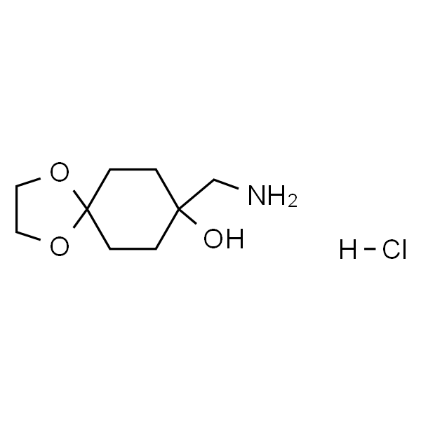 8-(氨基甲基)-1,4-二氧杂螺[4.5]癸烷-8-醇盐酸盐