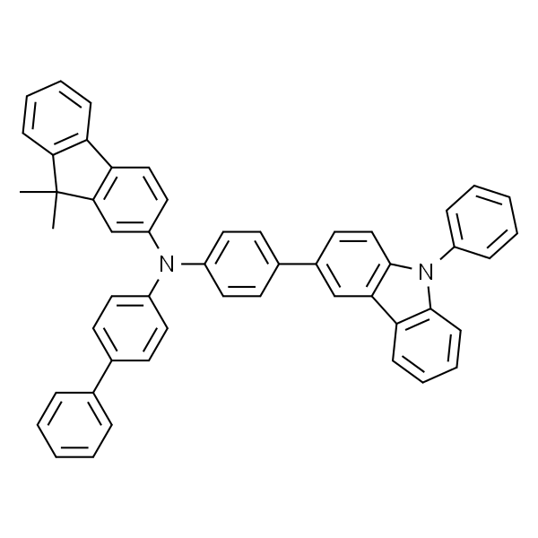 N-([1,1'-联苯]-4-基)-9,9-二甲基-N-[4-(9-苯基-9H-咔唑-3-基)苯基]-9H-芴-2-胺