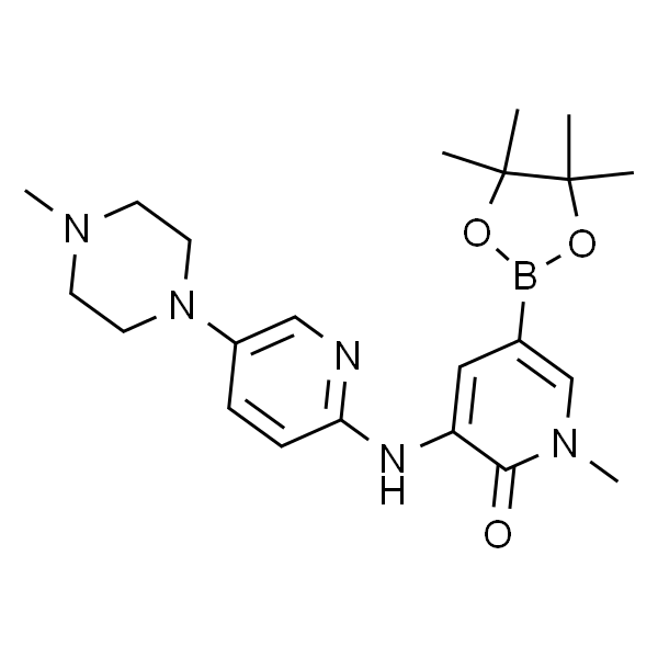 2(1H)-Pyridinone, 1-methyl-3-[[5-(4-methyl-1-piperazinyl)-2-pyridinyl]amino]-5-(4,4,5,5-tetramethyl-1,3,2-dioxaborolan-2-yl)-