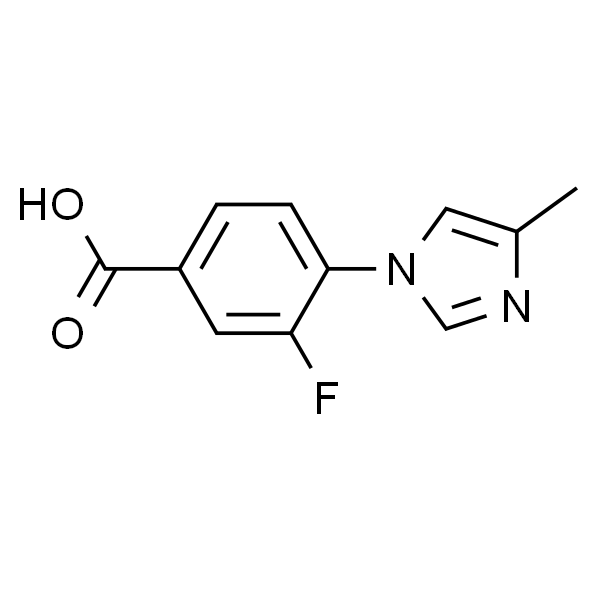 3-fluoro-4-(4-methyl-1H-imidazol-1-yl)benzoic acid