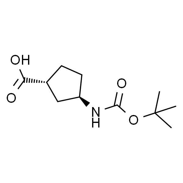 rel-(1R,3R)-3-((叔丁氧基羰基)氨基)环戊烷-1-羧酸