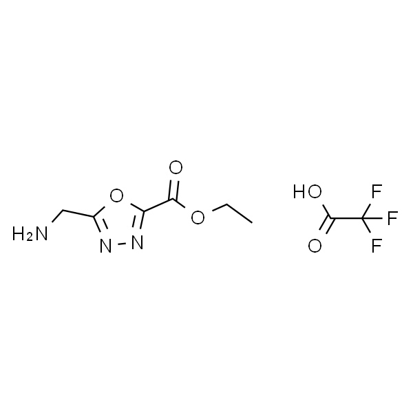 5-(氨甲基)-1,3,4-恶二唑-2-羧酸乙酯三氟乙酸盐