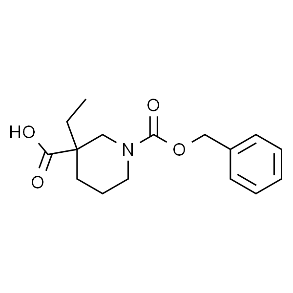 1-Cbz-3-乙基哌啶-3-甲酸