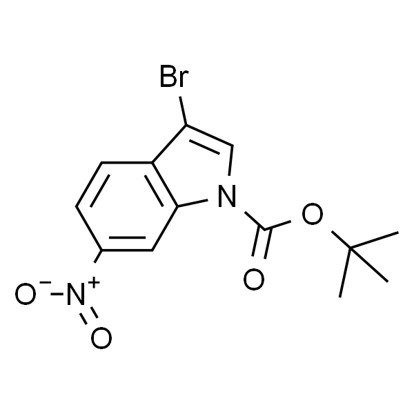 N-Boc-3-溴-6-硝基吲哚