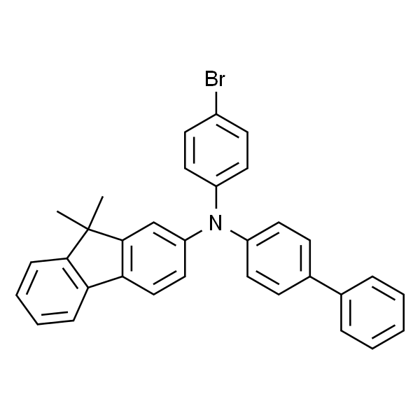 N-[1,1`-联苯]-4-基-N-(4-溴苯基)-9,9-二甲基-9H-芴-2-胺