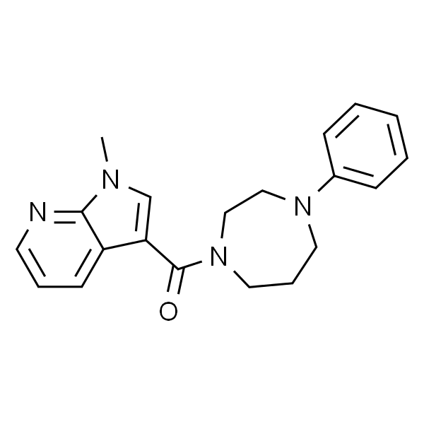 1-Methylpyrrolo[2,3-b]pyridine-3-carboxylic Acid N-Phenyl Homopiperazine Amide