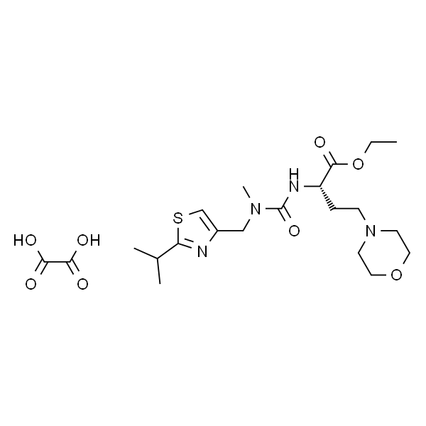 (S)-2-(3-((2-异丙基噻唑-4-基)甲基)-3-甲基脲基)-4-吗啉代丁酸乙酯草酸盐