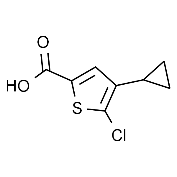 5-氯-4-环丙基噻吩-2-羧酸