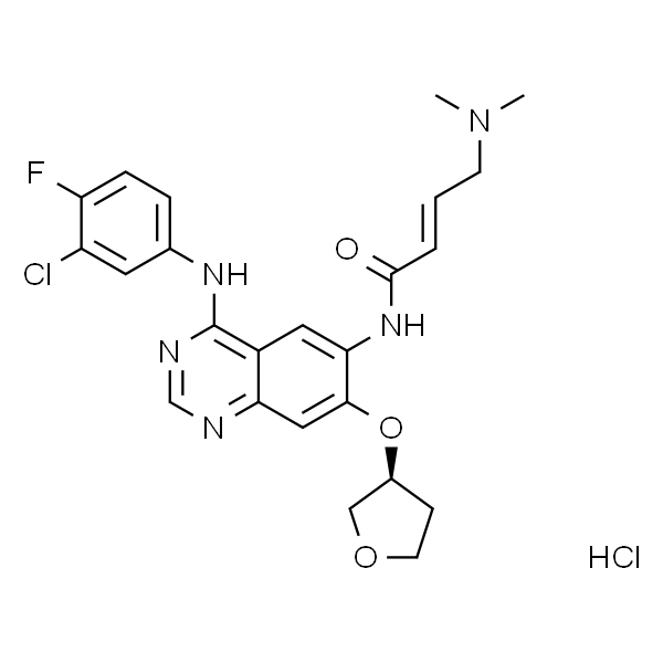 (S)-N-(4-((3-氯-4-氟苯基)氨基)-7-((四氢呋喃-3-基)氧基)喹唑啉-6-基)-4-(二甲基氨基)丁-2-烯酰胺盐酸盐(1：x)