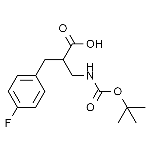 3-((叔丁氧基羰基)氨基)-2-(4-氟苄基)丙酸