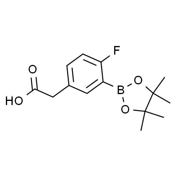 2-(4-氟-3-(4,4,5,5-四甲基-1,3,2-二氧硼戊烷-2-基)苯基)乙酸