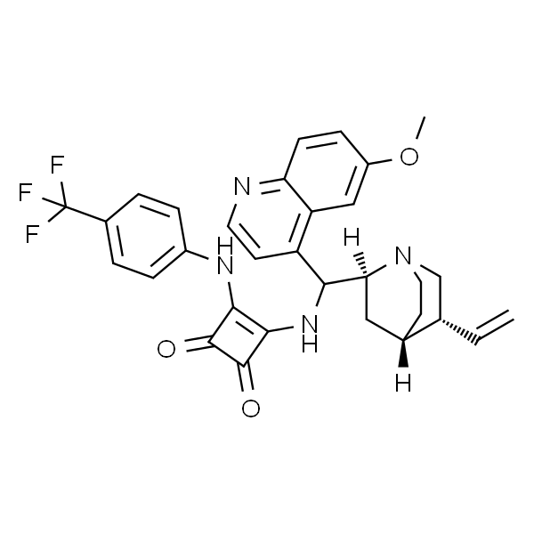 3-[[(8α,9S)-6'-甲氧基奎宁-9-基]氨基]-4-[[4-(三氟甲基)苯基]氨基]-3-环丁-1,2-二酮