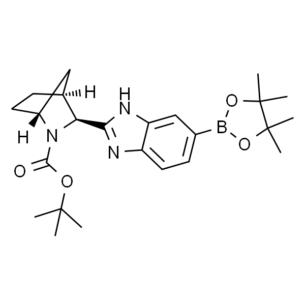 (1R,3S,4S)-3-(6-(4,4,5,5-四甲基-1,3,2-二氧杂硼杂环戊烷-2-基)-1H-苯并[d]咪唑-2-基)基)-2-氮杂二环[2.2.1]庚烷-2-羧酸叔丁酯