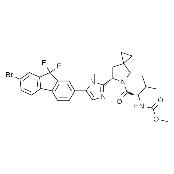 Carbamic acid, N-[(1S)-1-[[(6S)-6-[5-(7-bromo-9,9-difluoro-9H-fluoren-2-yl)-1H-imidazol-2-yl]-5-azaspiro[2.4]hept-5-yl]carbonyl]