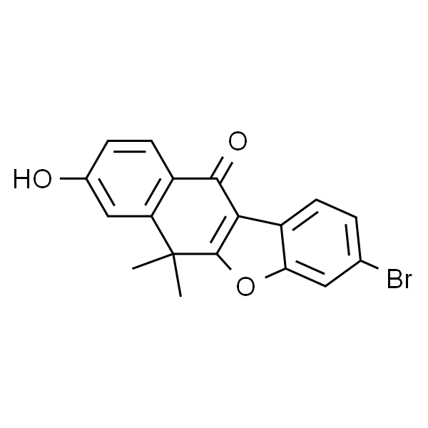 3-溴-8-羟基-6,6-二甲基萘并[2,3-b]苯并呋喃-11(6H)-酮