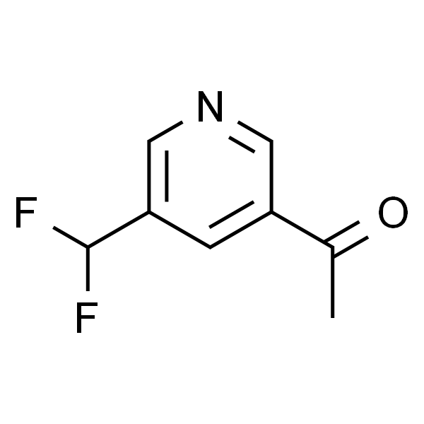 1-(5-(二氟甲基)吡啶-3-基)乙酮