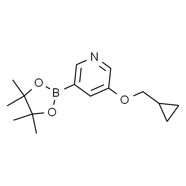3-(环丙基甲氧基)-5-(4，4，5，5-四甲基-1，3，2-二氧硼戊烷-2-基)吡啶
