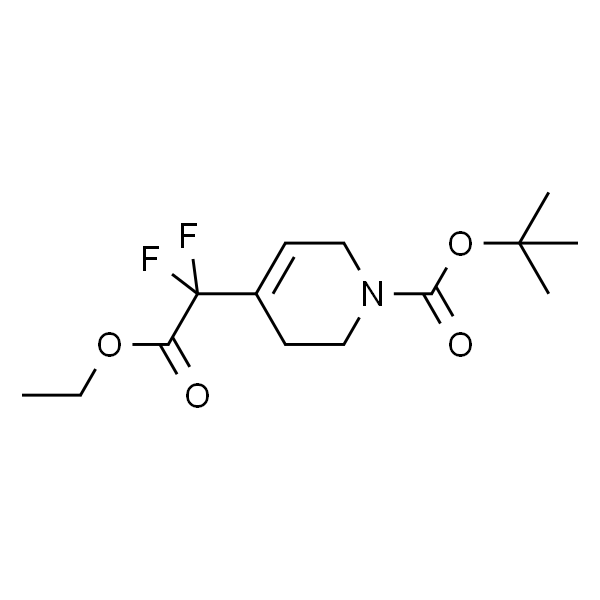 tert-butyl 4-(2-ethoxy-1,1-difluoro-2-oxoethyl)-5,6-dihydropyridine-1(2H)-carboxylate