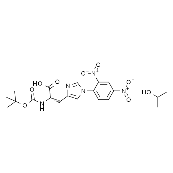 N-(叔丁氧羰基)-1-(2,4-二硝基苯基)-L-组氨酸异丙醇络合物