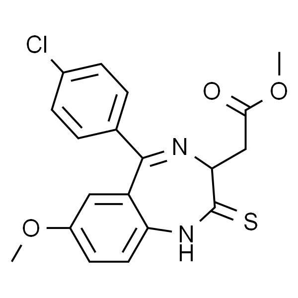1H-1,4-Benzodiazepine-3-acetic acid, 5-(4-chlorophenyl)-2,3-dihydro-7-methoxy-2-thioxo-, methyl ester