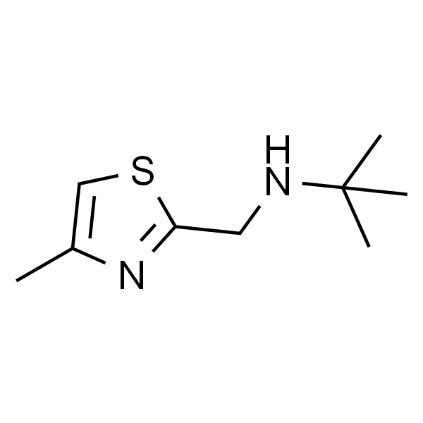 2-Thiazolemethanamine, N-(1,1-dimethylethyl)-4-methyl-