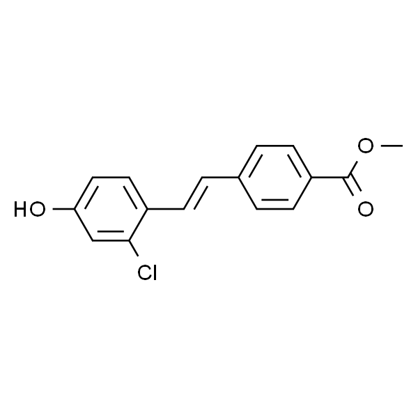 4-(2-氯-4-羟基苯乙烯基)苯甲酸甲酯