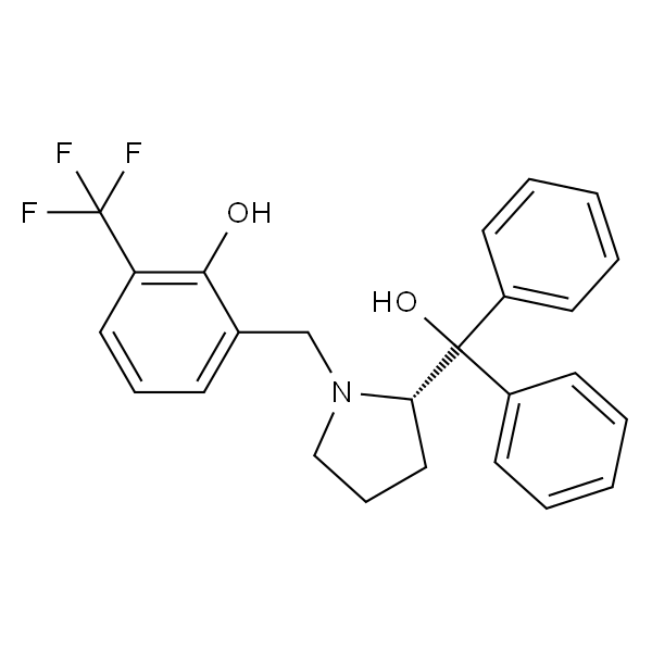 (2S)-1-[[[2-羟基-3-(三氟甲基)苯基]甲基]-α,α-二苯基-2-吡咯烷甲醇