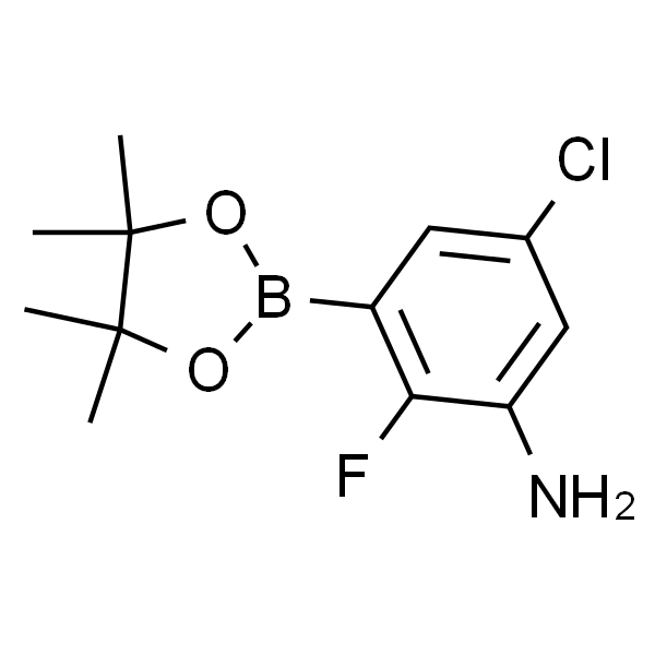 5-氯-2-氟-3-(4,4,5,5-四甲基-1,3,2-二氧硼杂环戊烷-2-基)苯胺