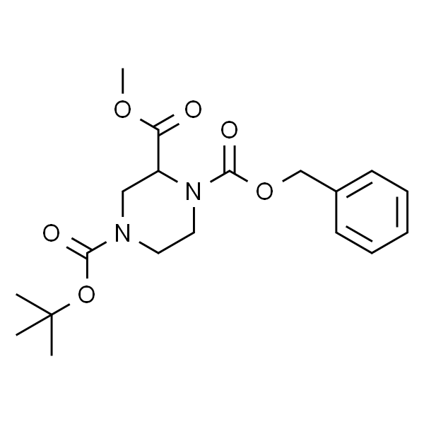 1-Cbz-4-Boc-2-哌嗪甲酸甲酯