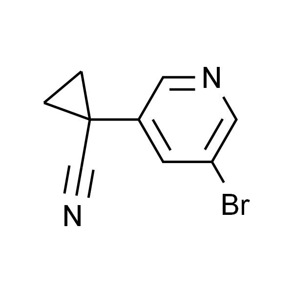 1-(5-溴吡啶-3-基)环丙烷-1-腈