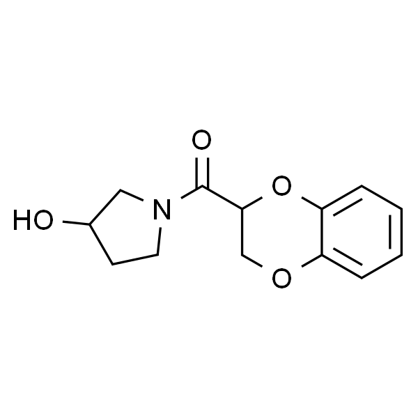 (2,3-二氢苯并[b][1,4]二氧杂环己烯-2-基)(3-羟基吡咯烷-1-基)甲酮