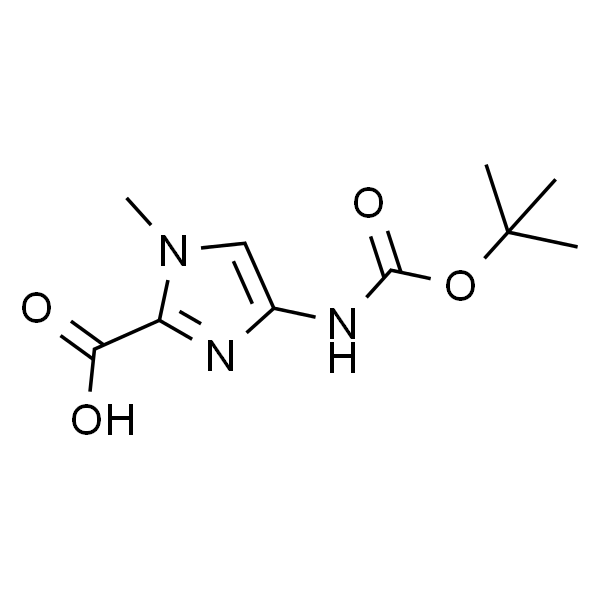 4-(Boc-氨基)-1-甲基-1H-咪唑-2-甲酸