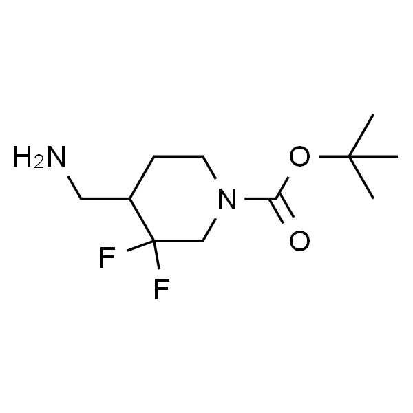 tert-butyl 4-(aminomethyl)-3,3-difluoropiperidine-1-carboxylate