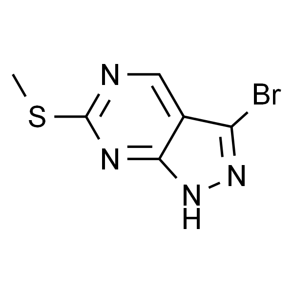 3-溴-6-(甲硫基)-1H-吡唑并[3,4-d]嘧啶